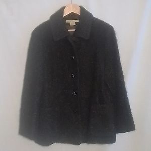 Vintage Mr & Mrs MacLeod Wool Jacket, Drk Grey, Sz 3